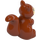 Duplo Dark Orange Squirrel (1376)