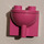 Duplo Dark Pink Bathroom Sink (4892 / 21990)