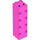 Duplo Dark Pink Brick 2 x 2 x 6 with Hinges (16087 / 87322)