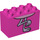 Duplo Dark Pink Brick 2 x 4 x 2 with Flamingo Legs (31111 / 43530)