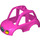 Duplo Dark Pink Car Top with Yellow Headlights (15975 / 15983)