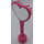 Duplo Dark Pink Hairbrush Heart (52716)
