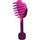 Duplo Tmavě růžová Hairbrush Srdce (52716)