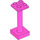 Duplo Rosa scuro Stand 2 x 2 con Base (93353)