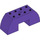 Duplo Dark Purple Arch Brick 2 x 6 x 2 Curved (11197)