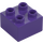 Duplo Tumma purppura Palikka 2 x 2 (3437 / 89461)