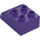 Duplo Dark Purple Brick 2 x 3 with Curved Top (2302)