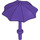 Duplo Dunkelviolett Umbrella mit Stop (40554)