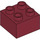 Duplo Dark Red Brick 2 x 2 (3437 / 89461)