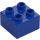 Duplo Dark Royal Blue Brick 2 x 2 (3437 / 89461)