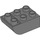 Duplo Dark Stone Gray Brick 2 x 3 with Inverted Slope Curve (98252)