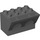 Duplo Dark Stone Gray Brick 4 x 3 x 3 Wry Inverted (51732)