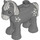 Duplo Tumma kivenharmaa Foal jossa Grey Hiukset (37048)