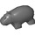 Duplo Dunkles Steingrau Hippo Baby (51671)
