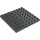 Duplo Dark Stone Gray Plate 8 x 8 (51262 / 74965)