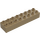 Duplo Mørkebrun Klods 2 x 8 (4199)