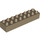 Duplo Dark Tan Brick 2 x 8 (4199)