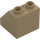 Duplo Tmavě žlutohnědá Sklon 2 x 2 x 1.5 (45°) (6474 / 67199)