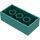 Duplo Dark Turquoise Brick 2 x 4 (3011 / 31459)