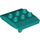 Duplo Turquoise Foncé Toit pour Cabin (4543 / 34558)