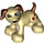 Duplo Dog with Brown Patches (58057 / 89696)