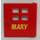 Duplo Deur 1 x 4 x 3 met Vier Windows Smal met &quot;MARY&quot;