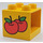 Duplo Drawer Cabinet 2 x 2 x 1.5 with Apples (4890)