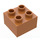 Duplo Earth Orange Brick 2 x 2 (3437 / 89461)