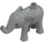 Duplo Elephant Calf with Trunk Gap (89879)