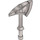 Duplo Flat Silver Axe Round Handle and Solid Bottom (51268)