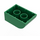 Duplo Green Brick 2 x 3 with Curved Top (2302)