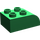 Duplo Vert Brique 2 x 3 avec Haut incurvé (2302)