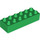 Duplo Green Brick 2 x 6 (2300)