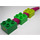 Duplo Green Crocodile 2 x 10 x 1 (44205 / 44255)