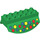 Duplo Green Tipping 2 x 6 with Red, Yellow and Blue Dots (31453 / 41246)