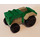 Duplo Green Tractor with Gray Mudguards (73572)