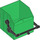 Duplo Vert Véhicule Cargo Bed Recycling 4 x 4 x 3 &amp; 1/2 avec Noir Levier (51263 / 51957)