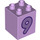 Duplo Lavender Brick 2 x 2 x 2 with Number 9 (31110 / 77926)