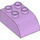 Duplo Lavender Brick 2 x 3 with Curved Top (2302)