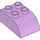 Duplo Lavendel Backstein 2 x 3 mit Gebogenes Oberteil (2302)