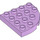 Duplo Lavender Plate 4 x 4 with Round Corner (98218)