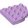 Duplo Lavendel Platte 4 x 4 mit Runden Ecke (98218)