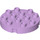 Duplo Lavender Round Plate 4 x 4 with Hole and Locking Ridges (98222)
