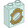 Duplo Aqua clair Brique 1 x 2 x 2 avec Mirror avec tube inférieur (15847 / 101574)