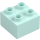 Duplo Light Aqua Brick 2 x 2 with Eggs (3437)