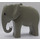 Duplo Gris clair Elephant avec Rippled Oreilles et Movable Diriger