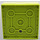 Duplo Light Lime Sound Brick 4 x 4 with Dora The Explorer Sounds (42104)