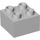 Duplo Light Stone Gray Turn Brick 2 x 2 (44538 / 44734)