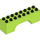 Duplo Lime Arch Brick 2 x 8 x 2 (18652)