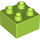 Duplo Lime Brick 2 x 2 (3437 / 89461)